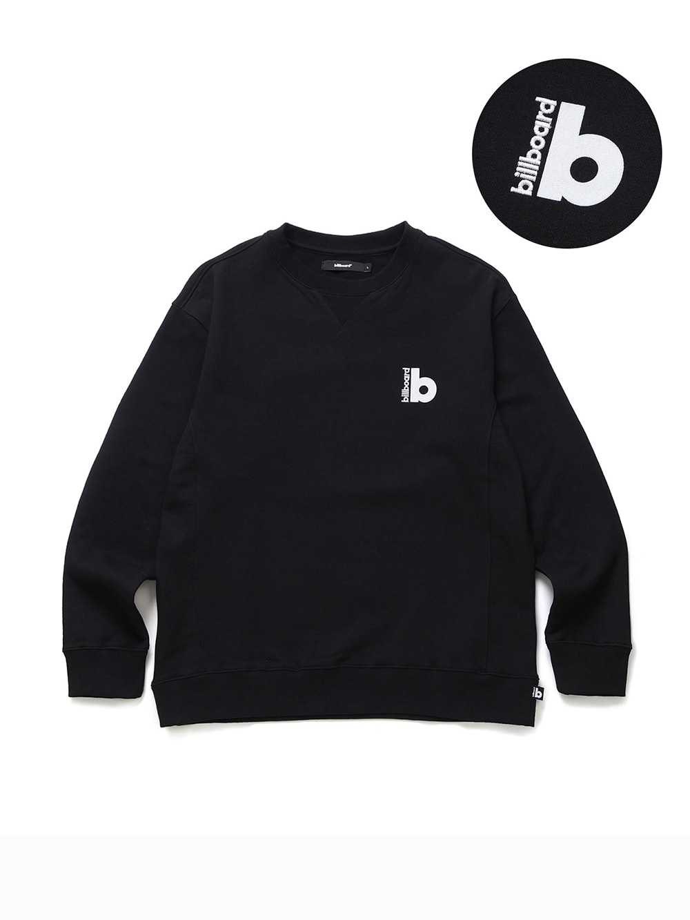 Delay B logo sweatshirt_Black