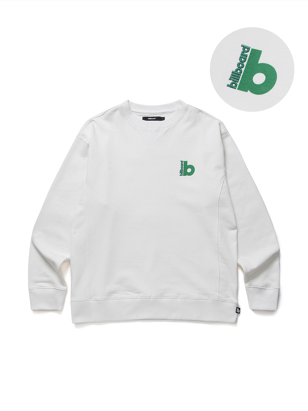 Delay B logo sweatshirt_Ivory