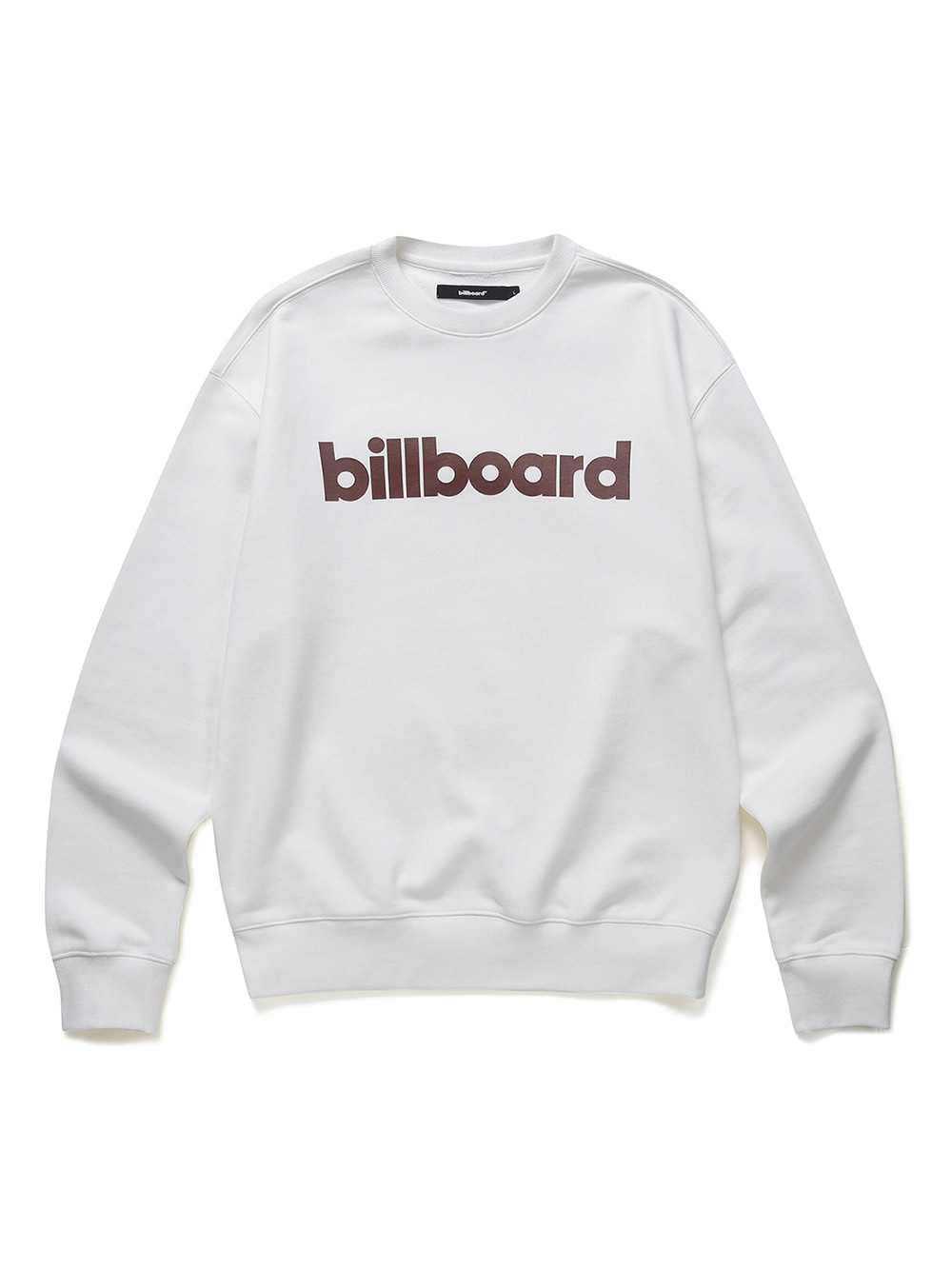 [적재 착용][Renewal] Billboard Global Label Sweatshirt_White
