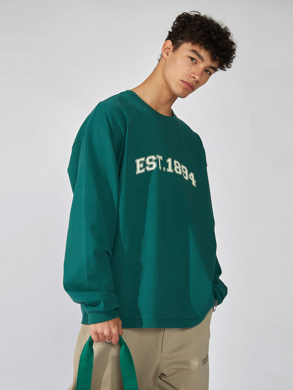 EST1894 Loose Fit Long Sleeve_Green