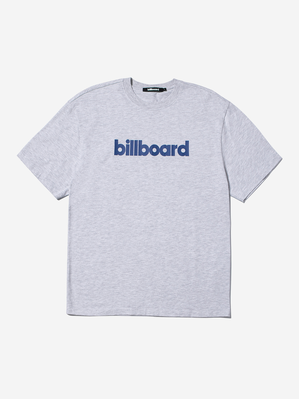 Billboard Big Logo Half T-Shirt_Light Grey
