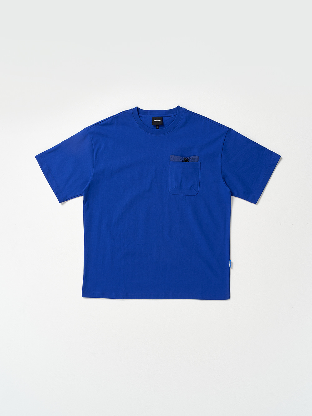 Mixed Pocket Half T-shirts_Blue