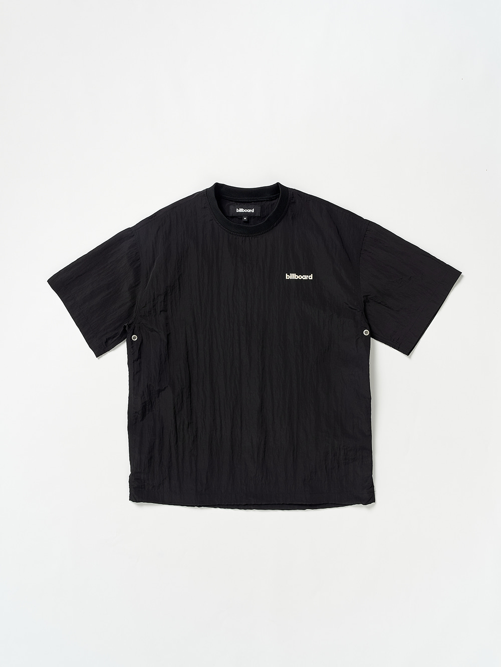 Metal Nylon Half T-Shirt_Black