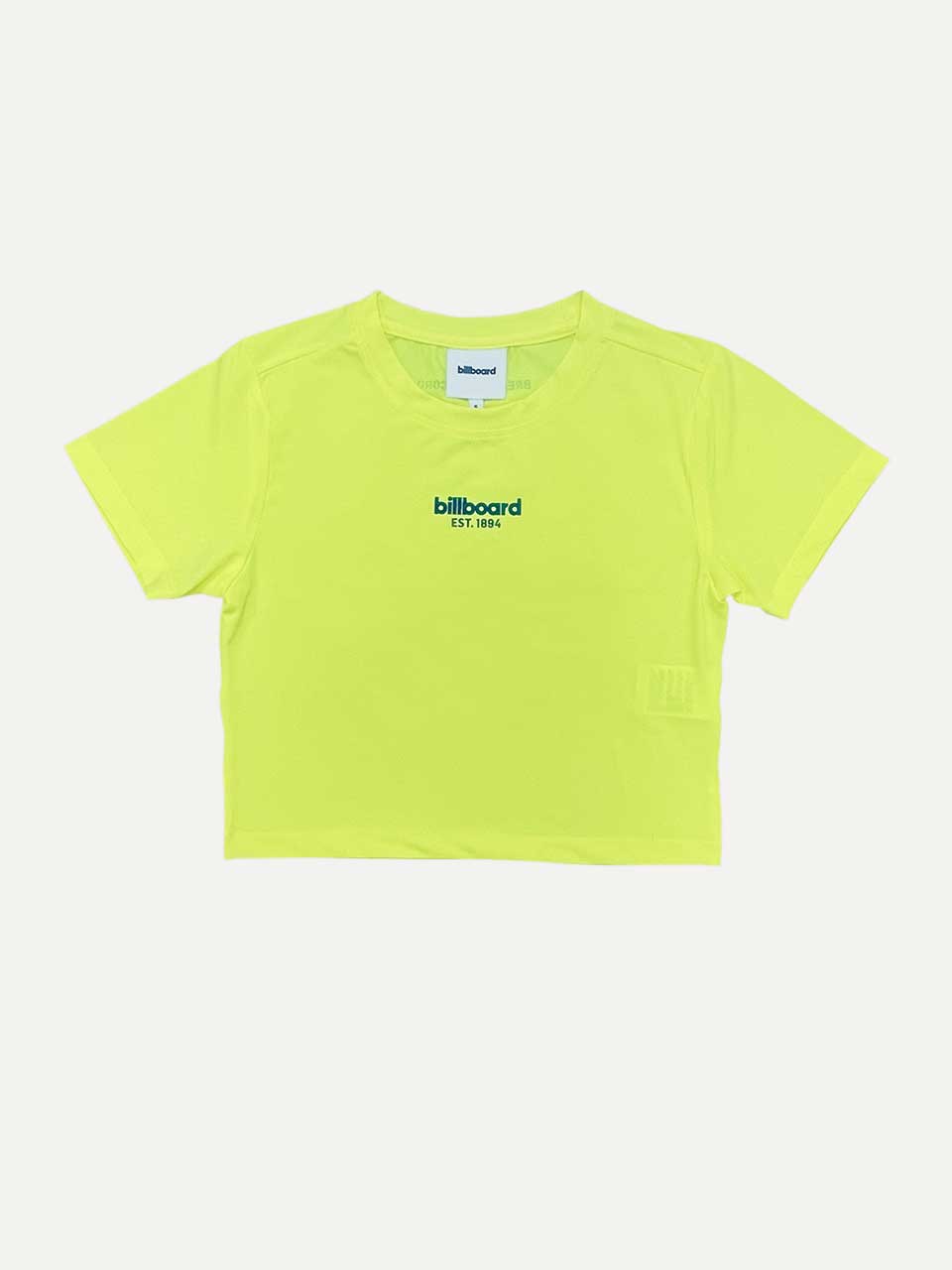 Crop jersey T-shirt_Yellow