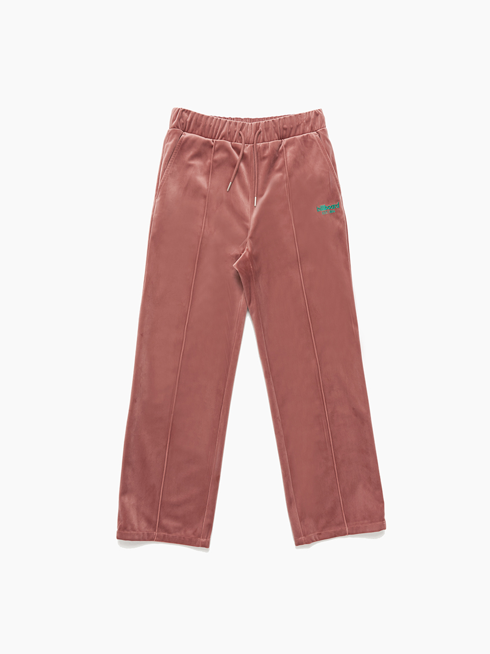 Daily velvet pin tuck pants_Pink
