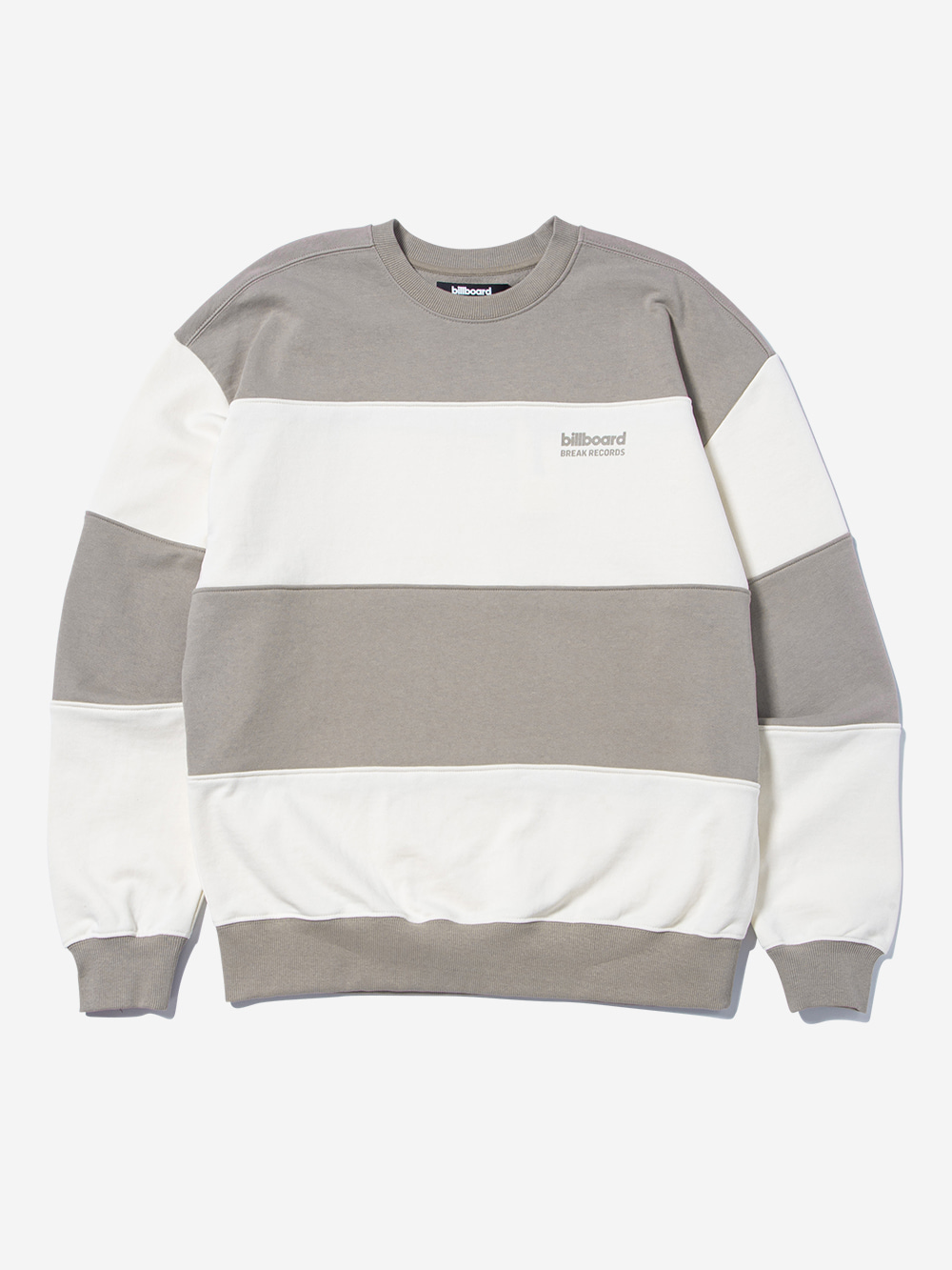Color Block Sweatshirt_Dark Beige