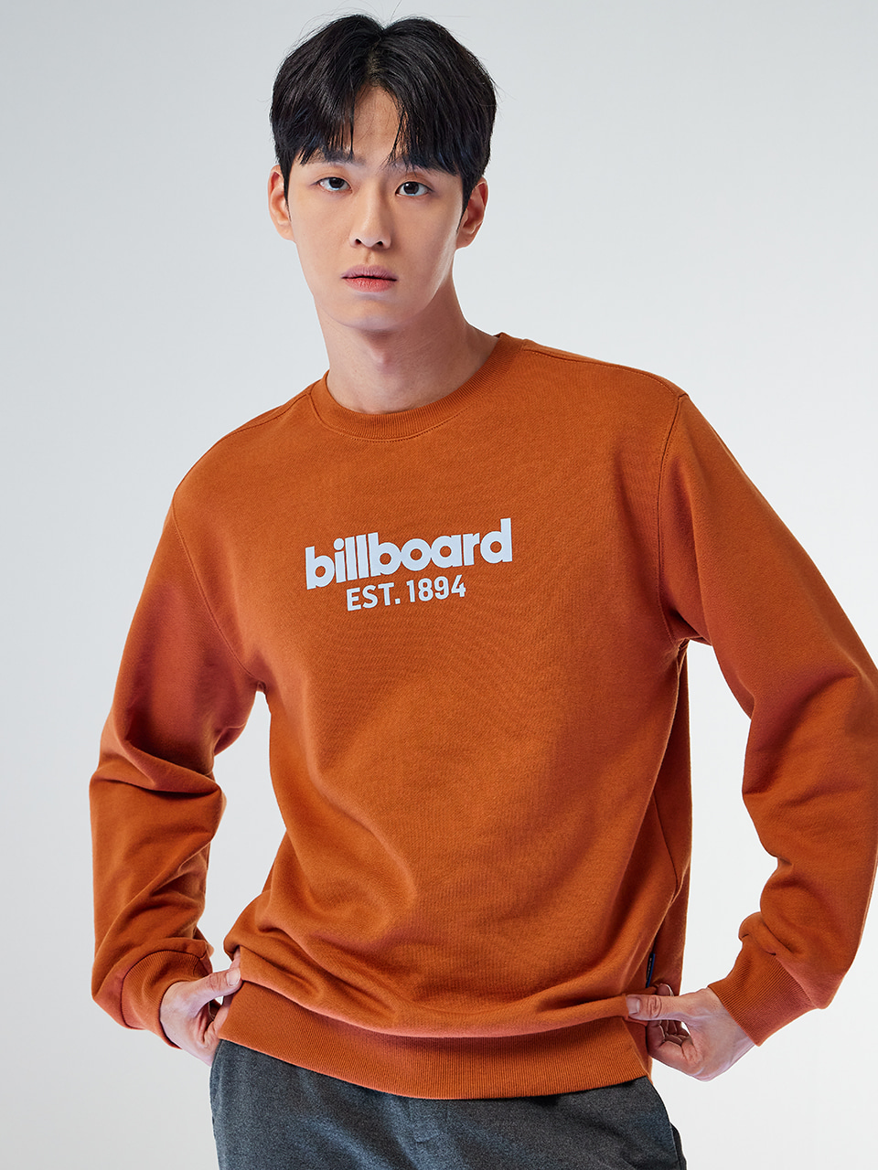 Billboard big logo sweatshirt_Orange