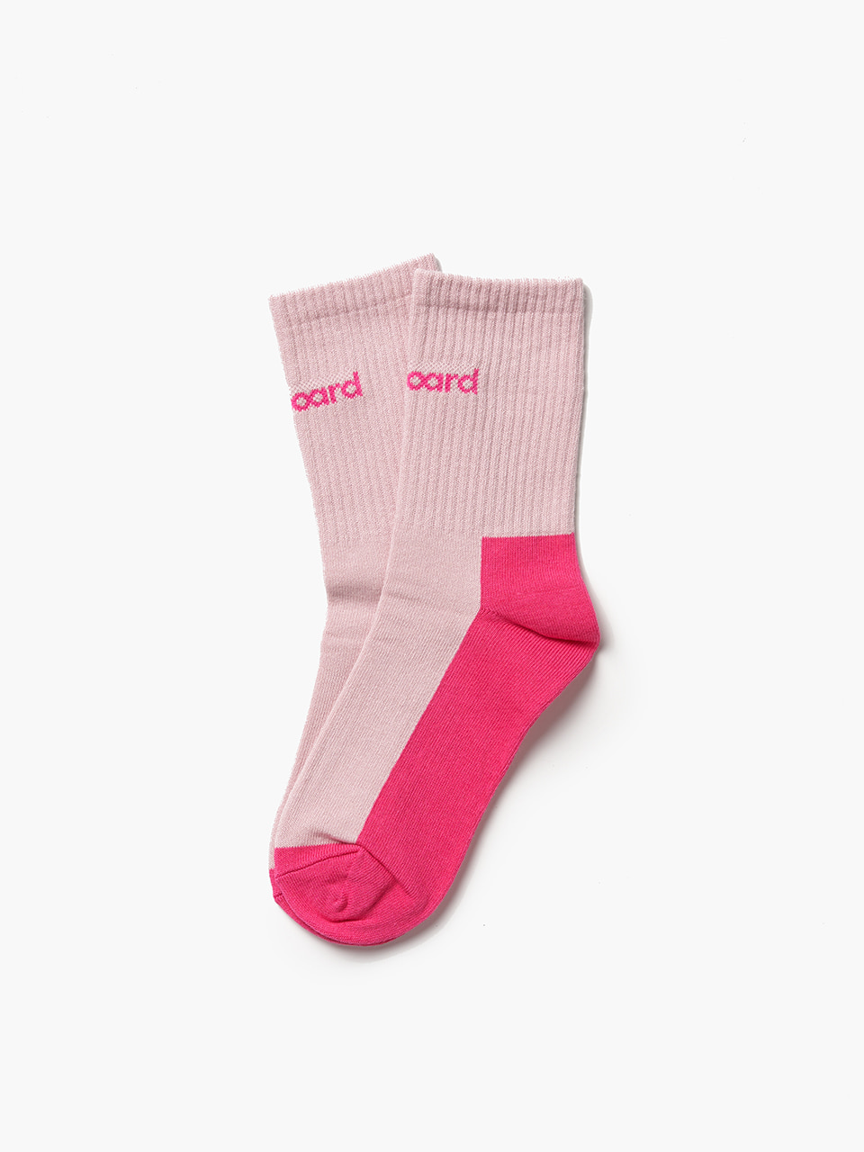 Women pop color socks_Pink