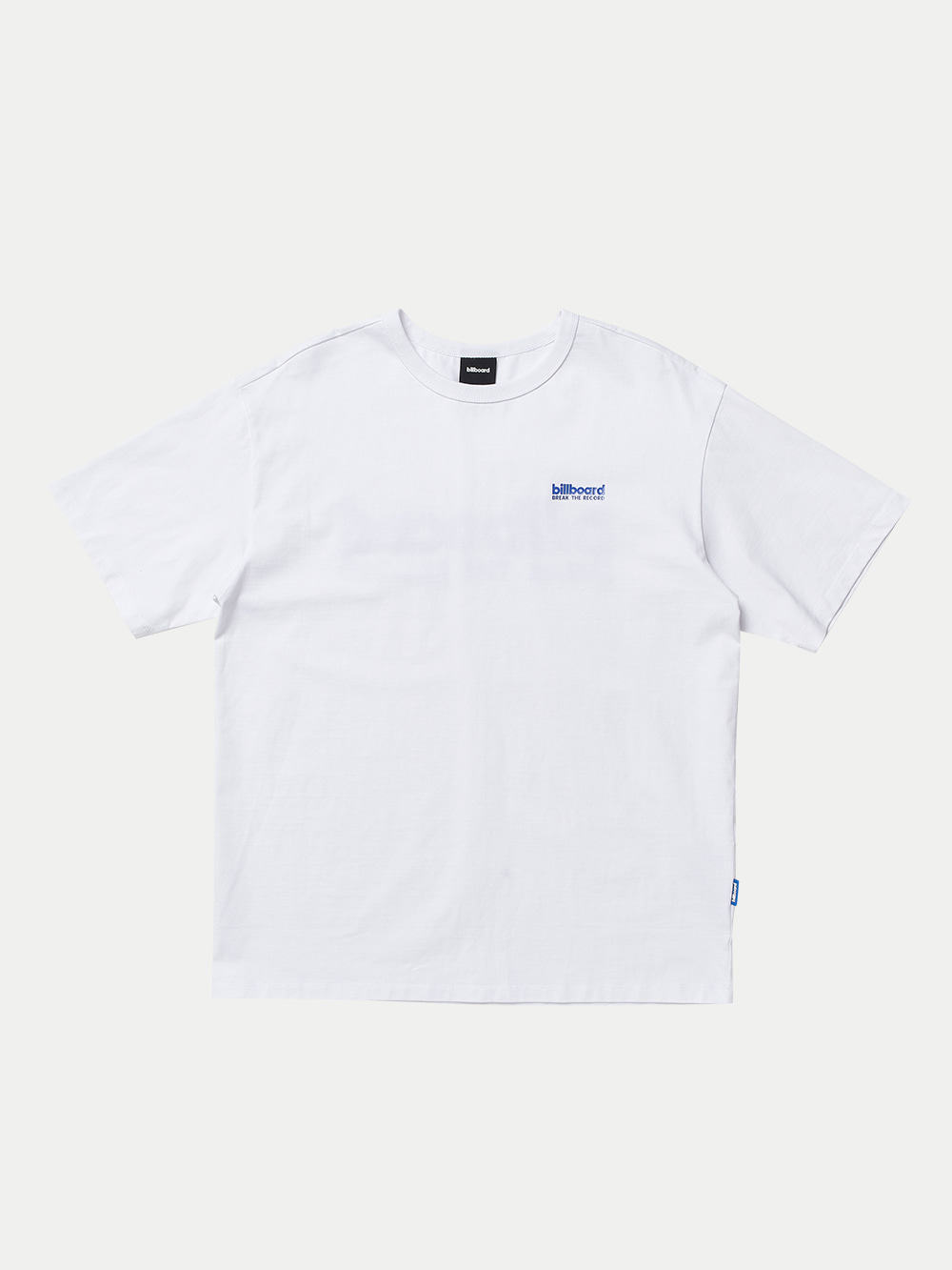 [루키 착용] Back Slogan Half T-Shirt_White