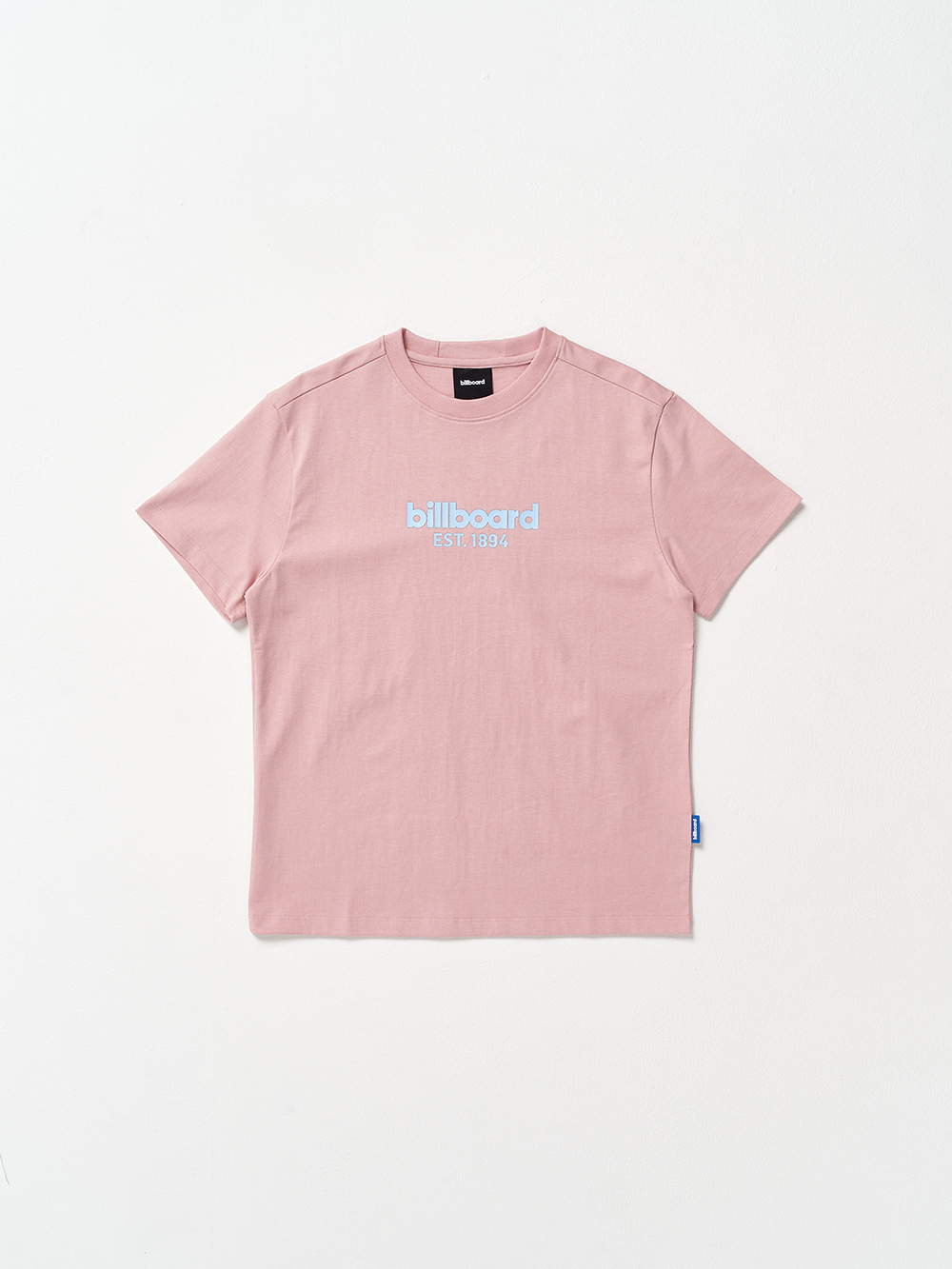 W Big Slogan Half T-shirts_Pink