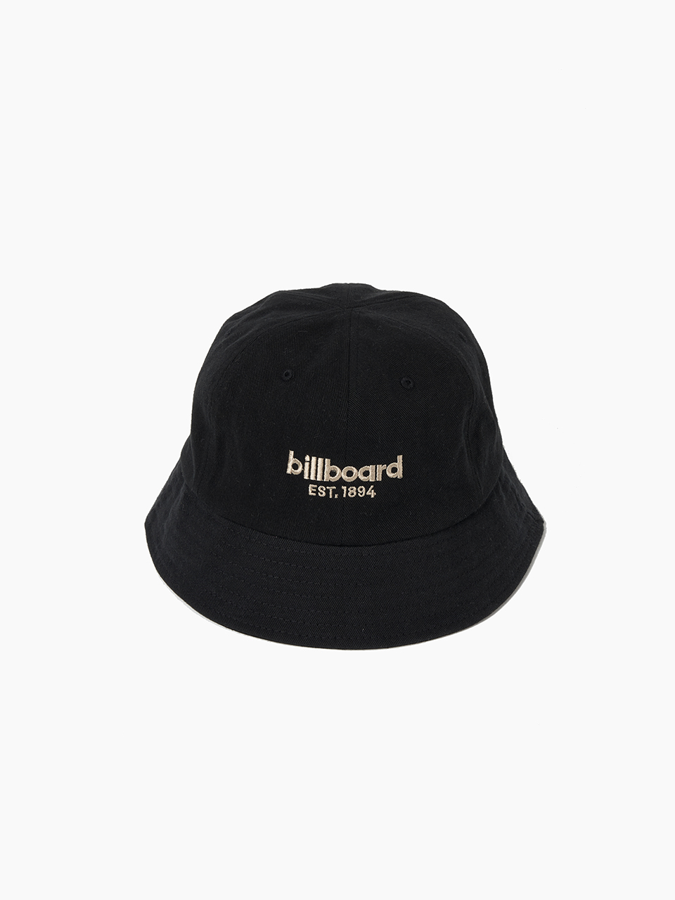 Billboard logo twill bucket hat_Black