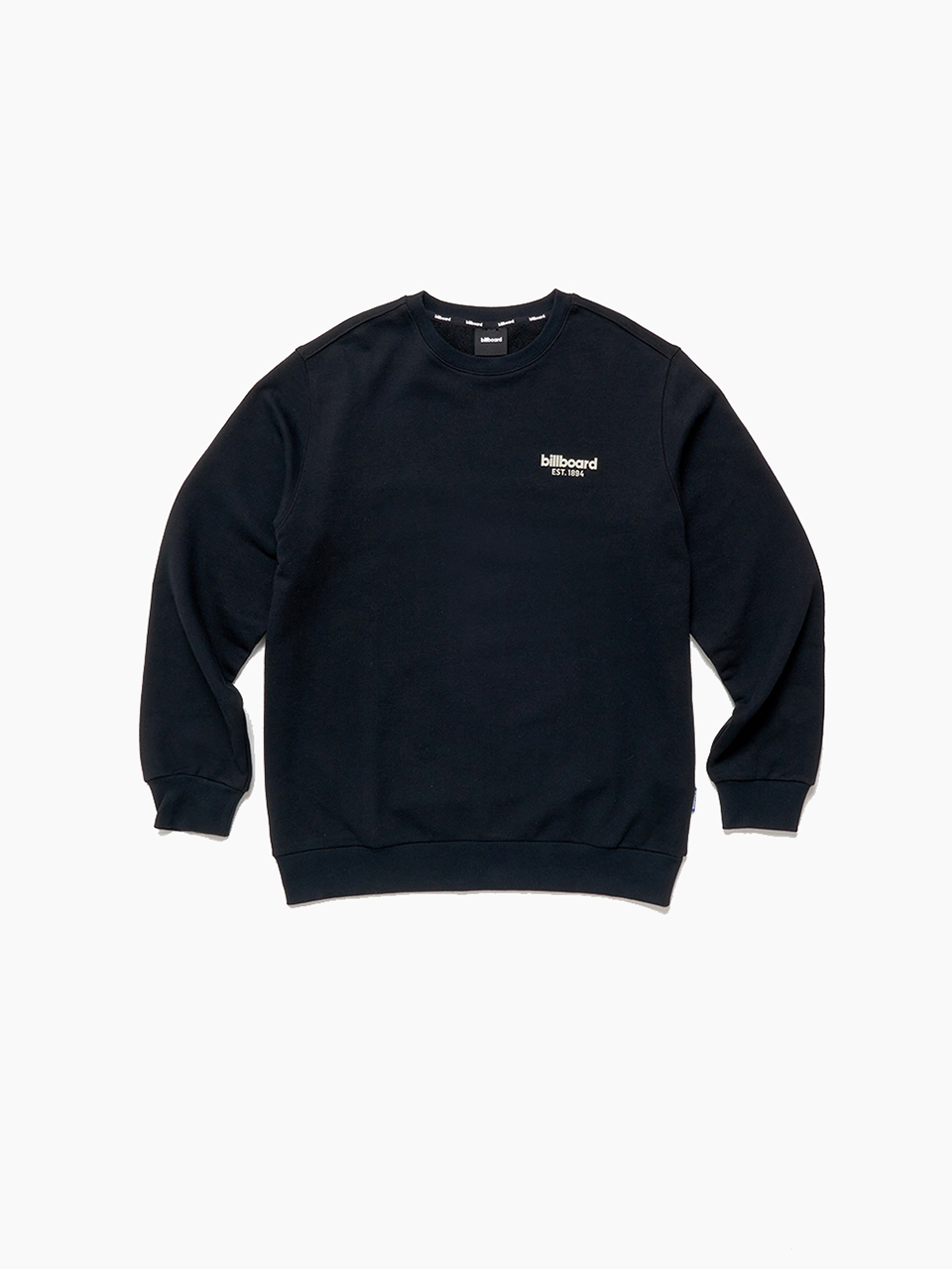 Basic small logo color sweatshirt_Black
