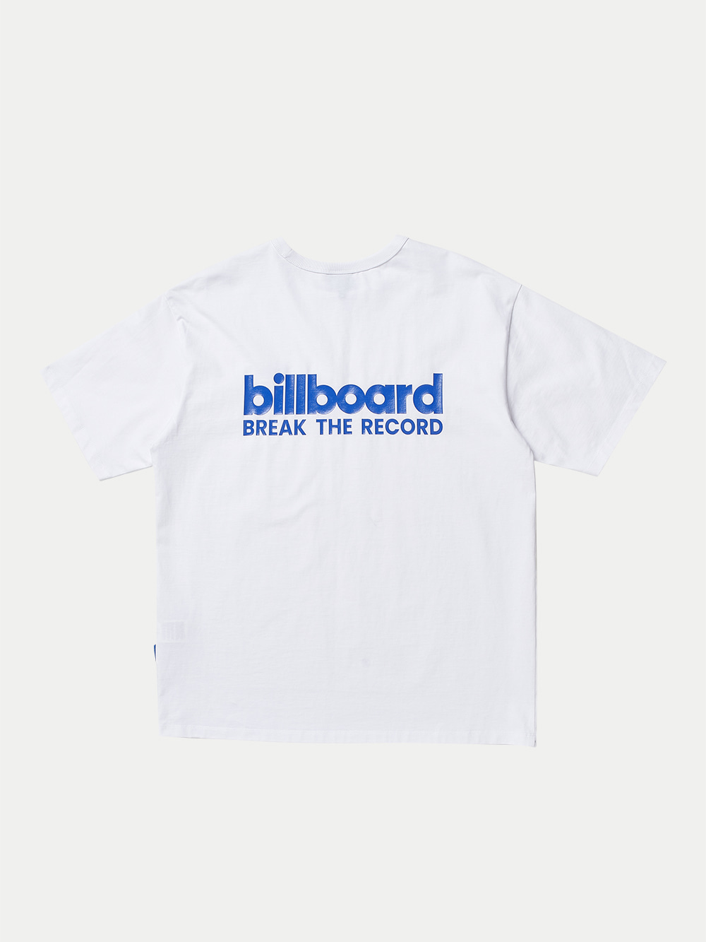 [루키 착용] Back Slogan Half T-Shirt_White
