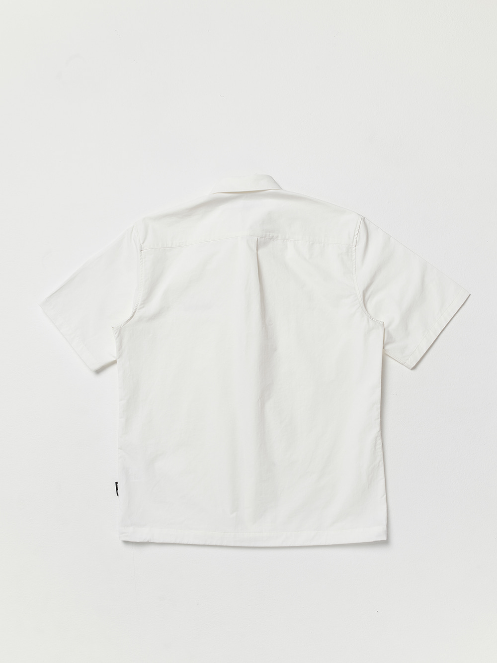 Cotton Nylon String Half Sleeved Shirt_White
