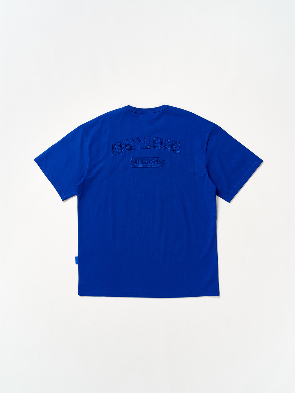 Applique Point Half T-shirts_Blue