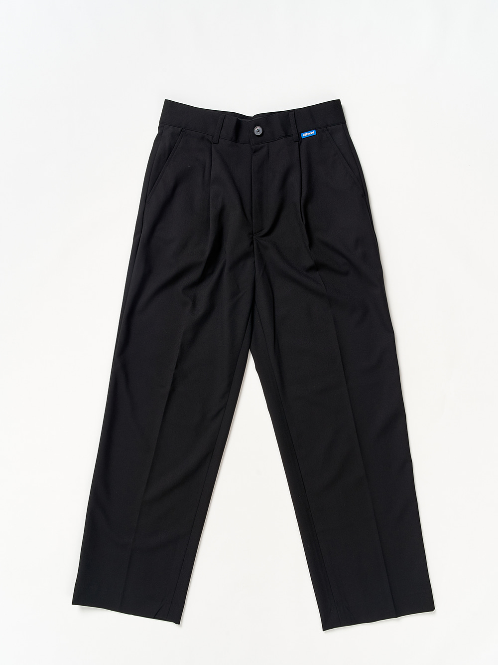 Semi-wide Slacks pants_Black