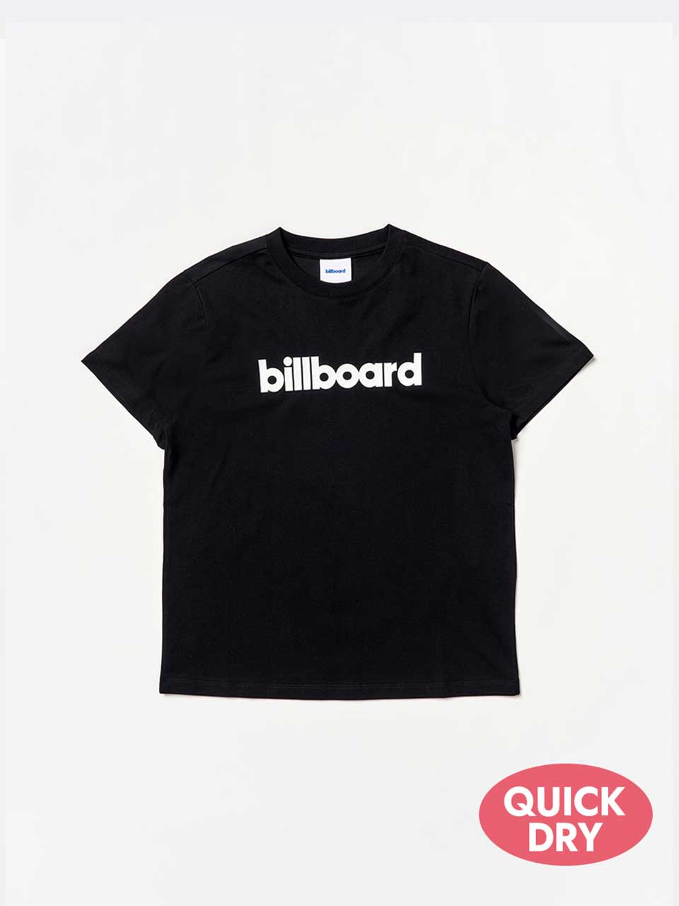 W Big logo Dry Half T-Shirt_Black