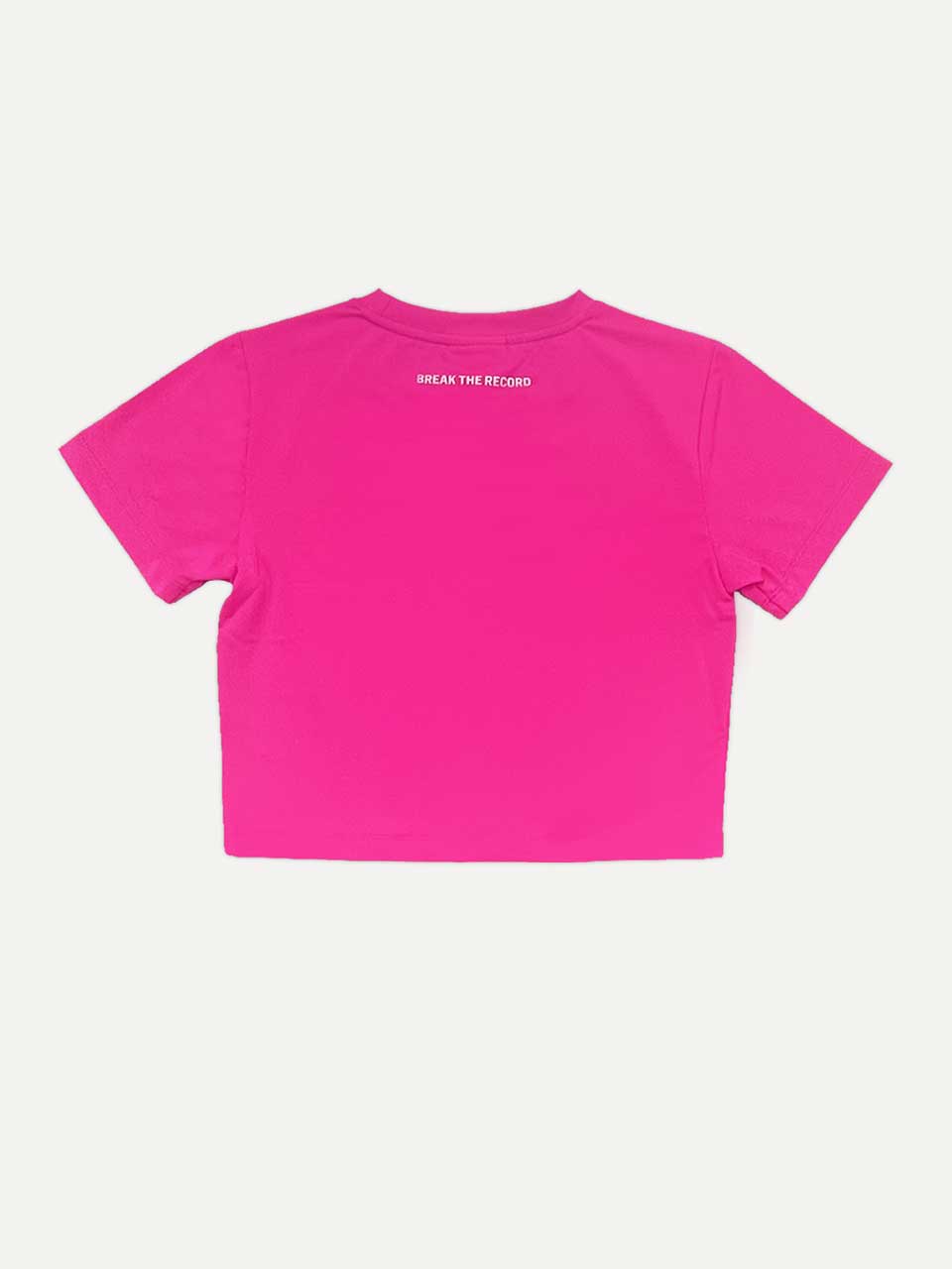 Crop jersey T-shirt_Pink