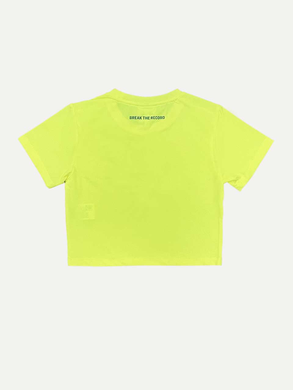 Crop jersey T-shirt_Yellow
