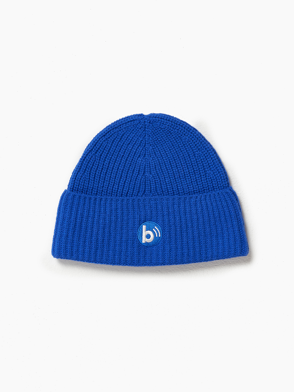 B logo wool beanie_Blue