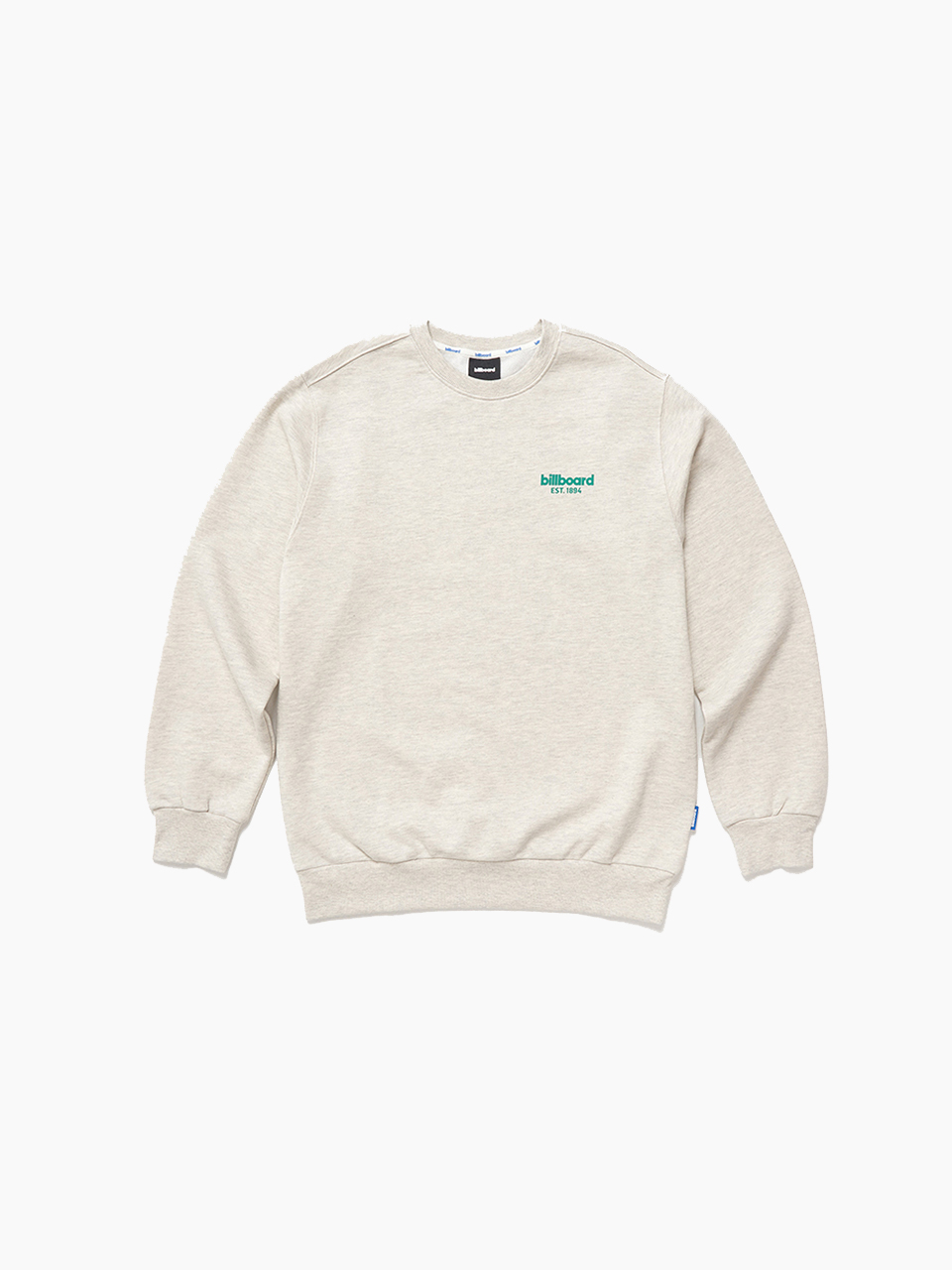 Basic small logo color sweatshirt_Oatmeal